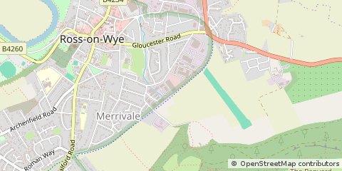 Map of Ross-on-WYE