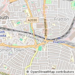 Map of Southsea, Hampshire