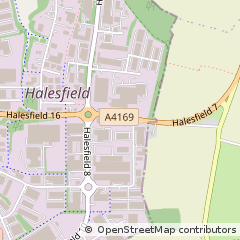 Map of Telford, Shropshire