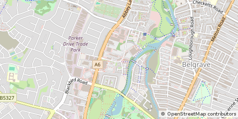 Map of Leicester