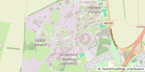 Map of Didcot, Oxfordshire
