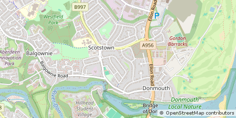 Map of Aberdeen