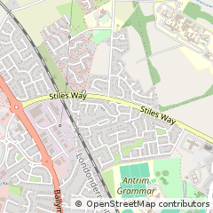 Map of Antrim, County Antrim
