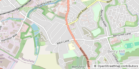 Map of Mansfield