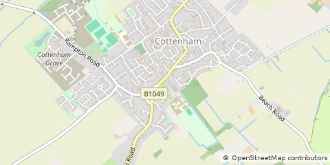 Map of Cottenham, Cambridge