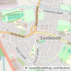 Map of Nottingham, Nottinghamshire