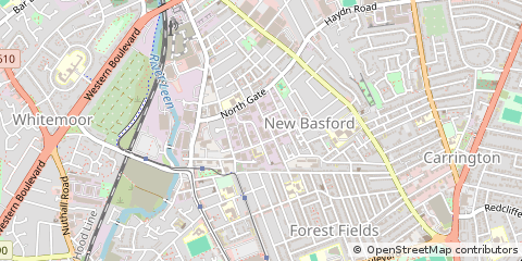 Map of Nottingham, NG1 2FF