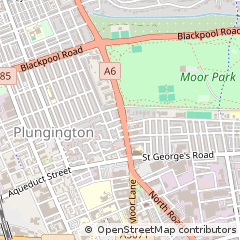Map of Preston, Lancashire
