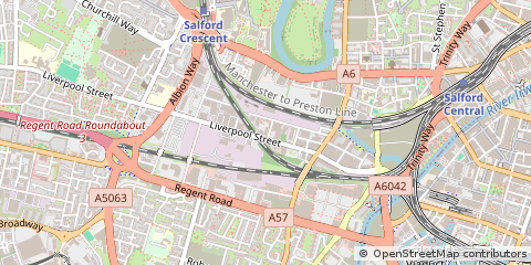 Map of Manchester