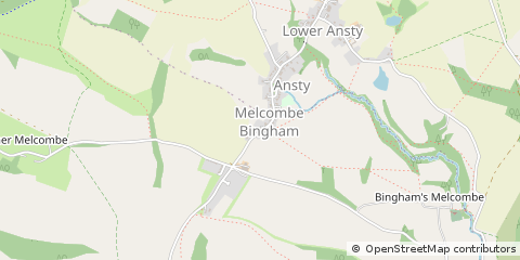 Map of Dorchester, Dorset