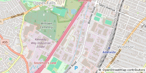 Map of Belfast