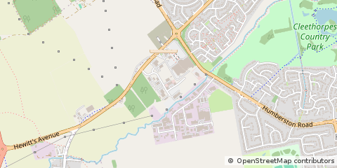 Map of Humberston, N E Lincs