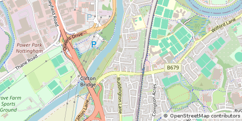 Map of Nottingham