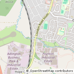 Map of Stockport, Cheshire