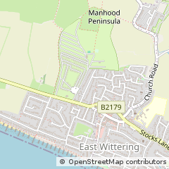 Map of Chichester, West Sussex