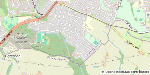 Map of Sheffield