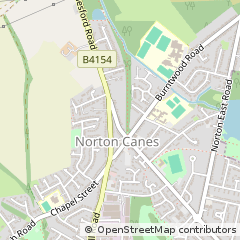 Map of Cannock, Staffordshire