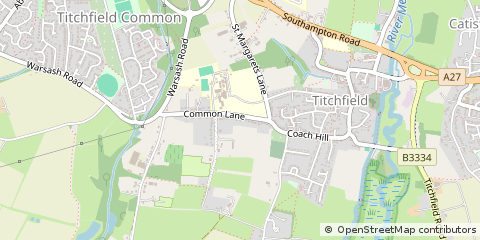 Map of Fareham