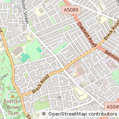 Map of Liverpool