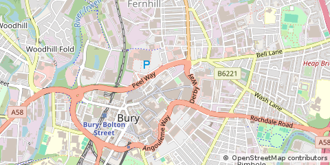Map of Bury