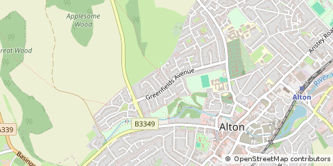 Map of Alton, Hampshire