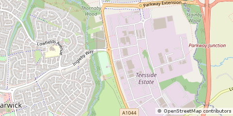 Map of Stockton on Tees, Cleveland