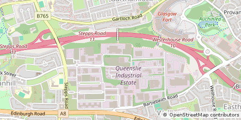 Map of Glasgow, Stirlingshire