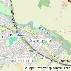 Map of Sheffield, South Yorkshire