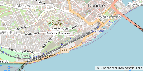 Map of Dundee