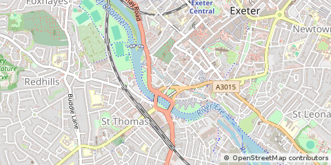 Map of Exeter