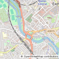 Map of Exeter