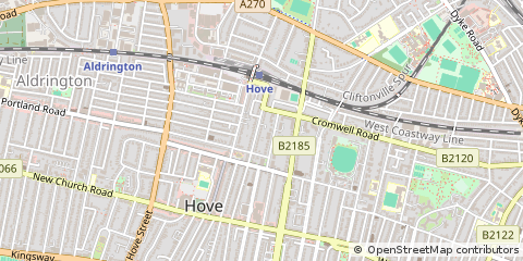 Map of Hove