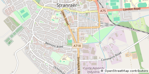 Map of Stranraer, Dumfries and Galloway