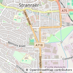 Map of Stranraer, Dumfries and Galloway