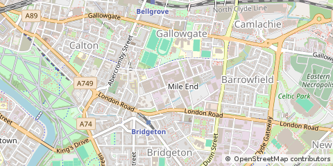 Map of Glasgow