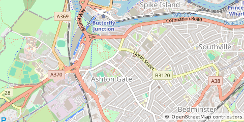 Map of Bristol, Avon