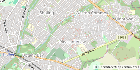 Map of Southampton, Hampshire