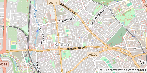 Map of Nottingham