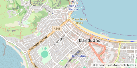 Map of North Wales