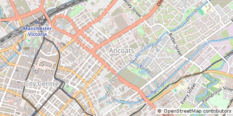 Map of Manchester