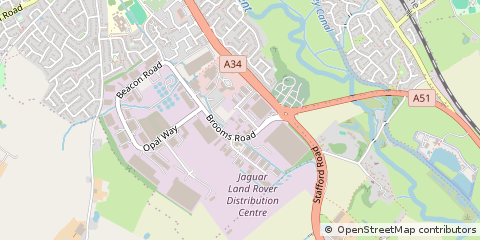 Map of Stone, Staffordshire