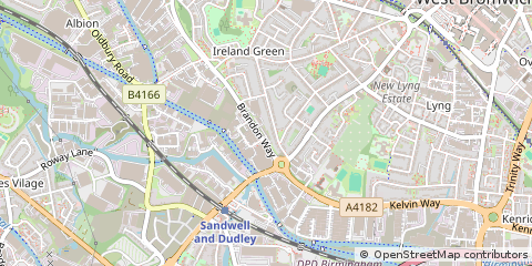 Map of West Midlands