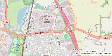 Map of Banbury