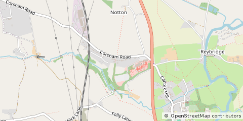 Map of Chippenham, Wiltshire