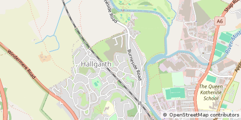 Map of Kendal, Cumbria