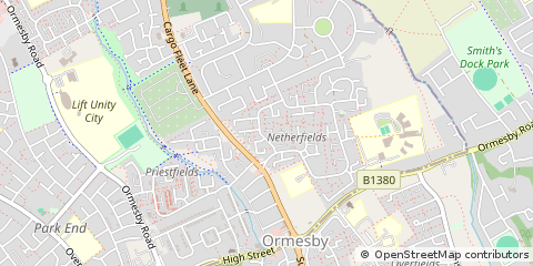 Map of Middlesbrough