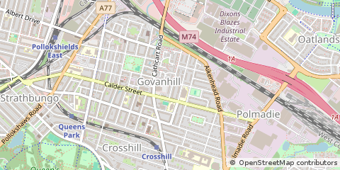 Map of Glasgow