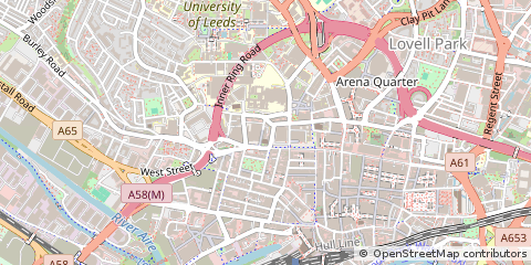 Map of Leeds