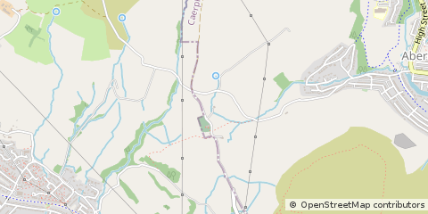 Map of Caerphilly