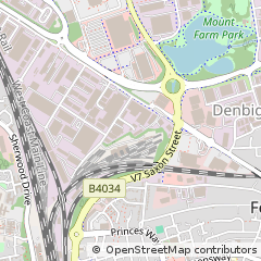 Map of Milton Keynes, Buckinghamshire